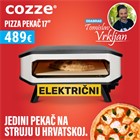 Cozze 17" električni pizza pekač s vratima